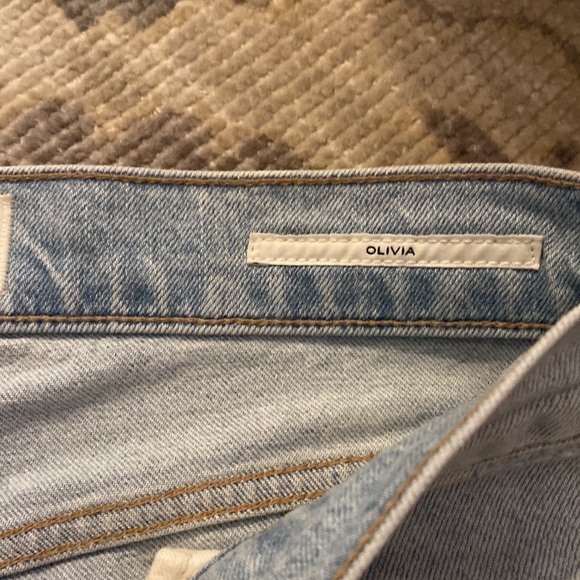 Nearly brand new size 25 Citizens of Humanity Olivia high rise jeans light wash - Picture 5 of 7